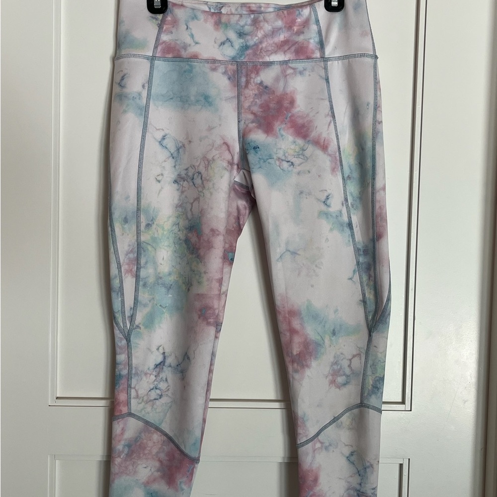 FP Movement by Free People Road Runner Tie-Dye Leggings size Medium